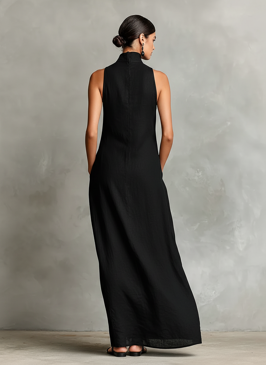 Imeria - Vestido Maxi Com Dcote Suporte