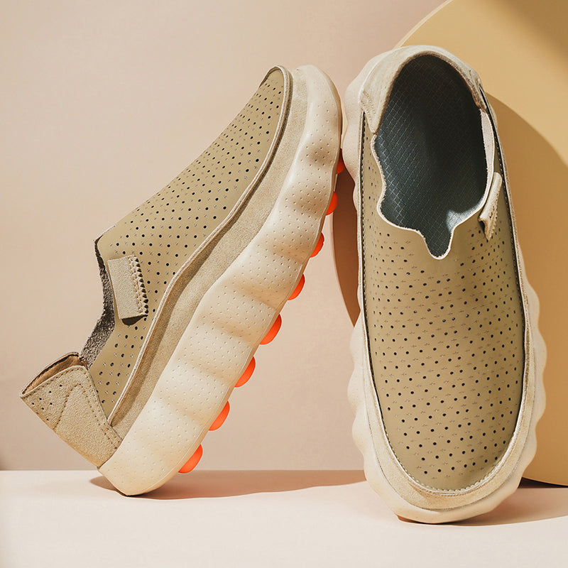 Sameth - Sapatos Sem Atacadores Perfurados Com Sola Flexível