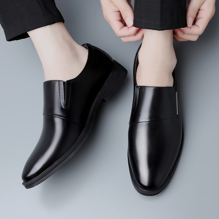 Hader - Mocassins de Couro Com Biqueira Pontiaguda