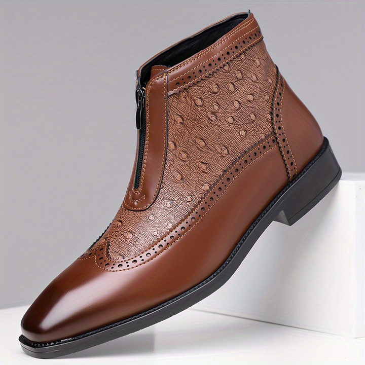 Butler - Botas de Couro Com Fecho