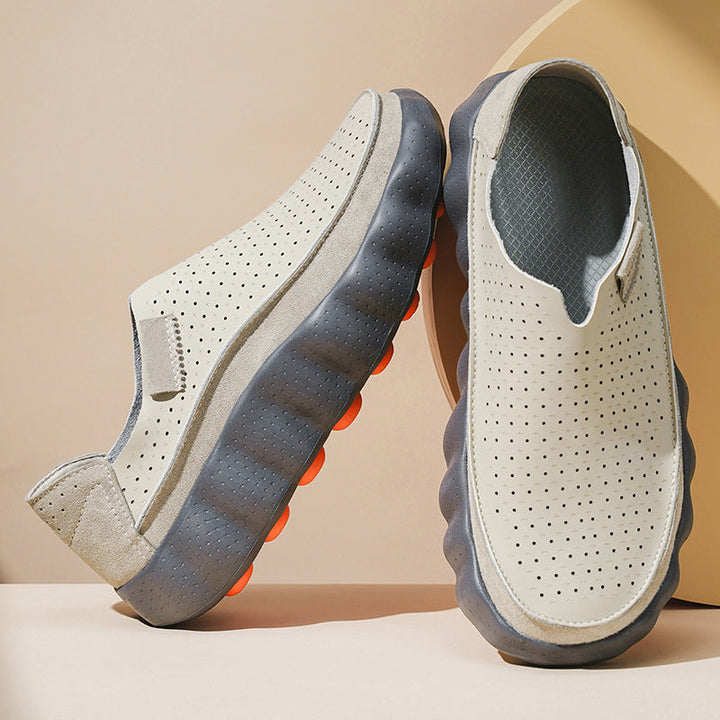 Sameth - Sapatos Sem Atacadores Perfurados Com Sola Flexível