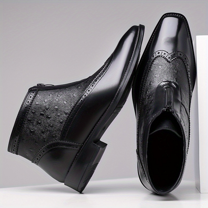 Butler - Botas de Couro Com Fecho