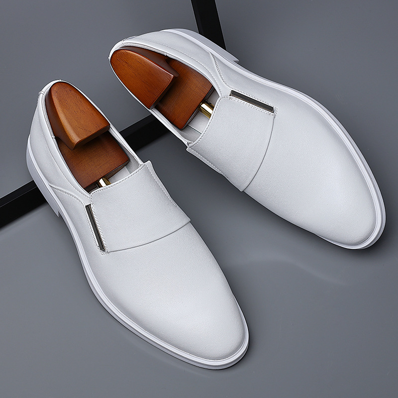Hader - Mocassins de Couro Com Biqueira Pontiaguda
