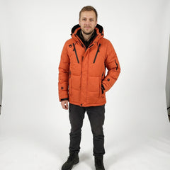 Alaxis - Casaco Acolchoado com Capuz e Bolsos Com Fecho