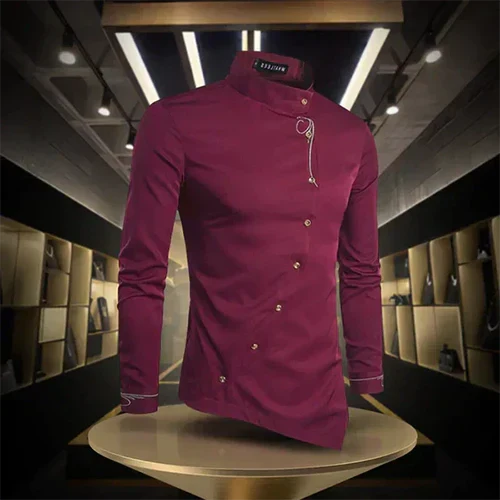 Esmar - Camisa Com Gola Retro