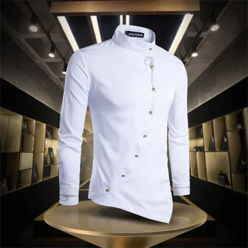 Esmar - Camisa Com Gola Retro