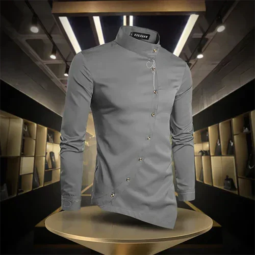 Esmar - Camisa Com Gola Retro