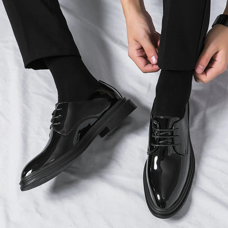 Kian - Sapatos De Couro Com Atacadores