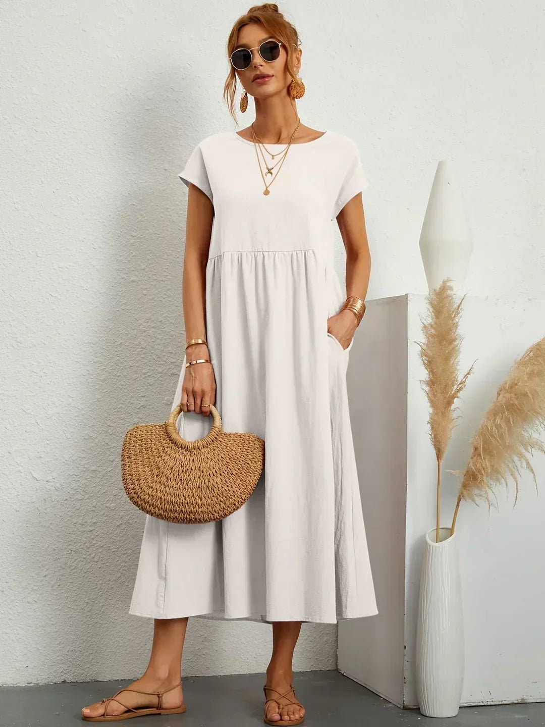 Cintia - Vestido Midi Casual