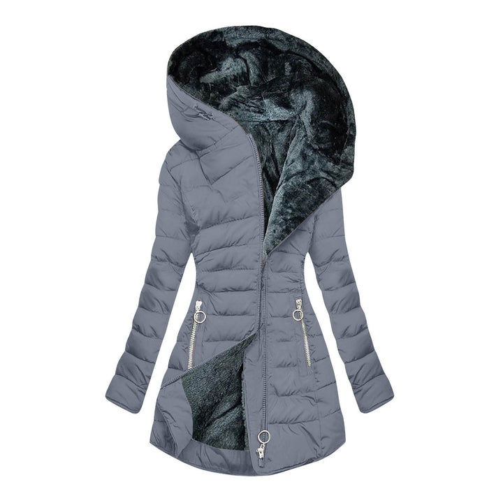 Ilariy - Casaco Acolchoado De Inverno Com Capuz