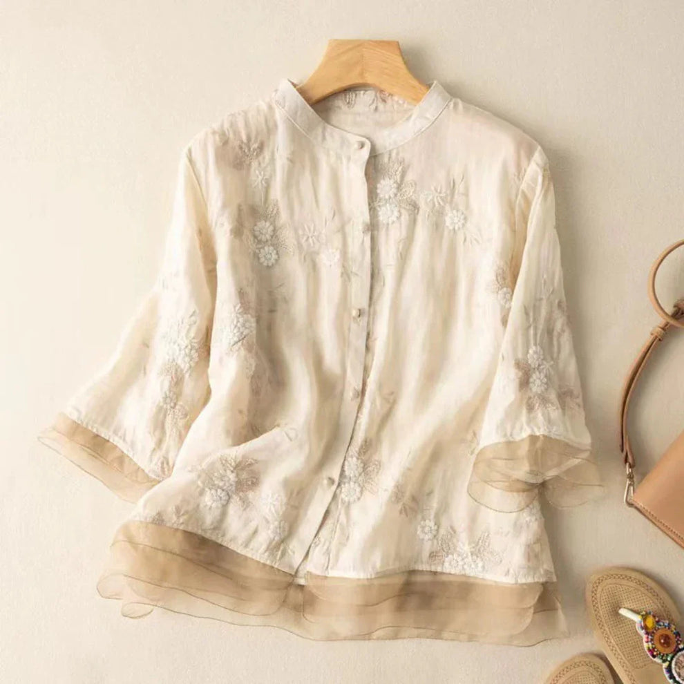 Nanda - Blusa De Algodão Leve