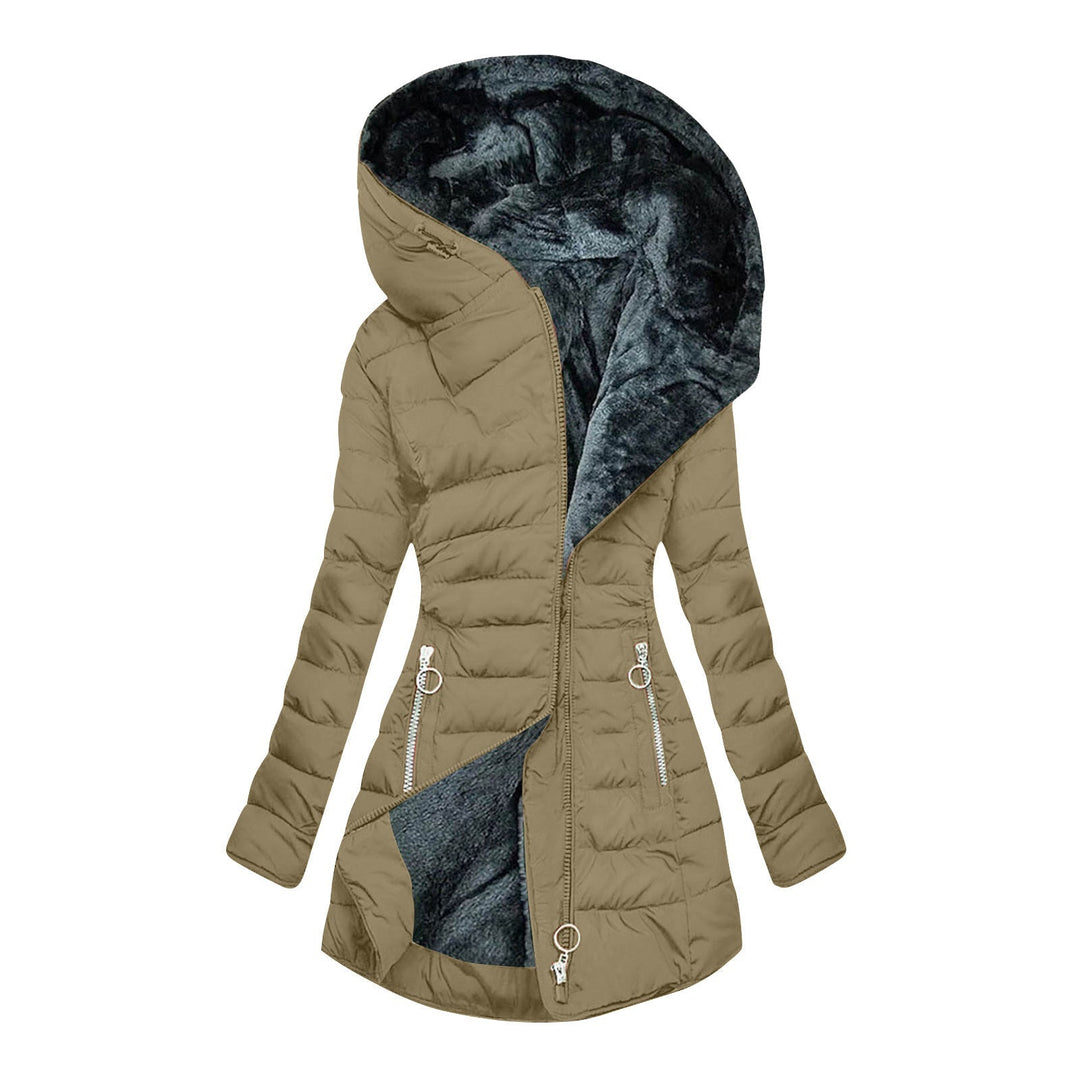 Ilariy - Casaco Acolchoado De Inverno Com Capuz