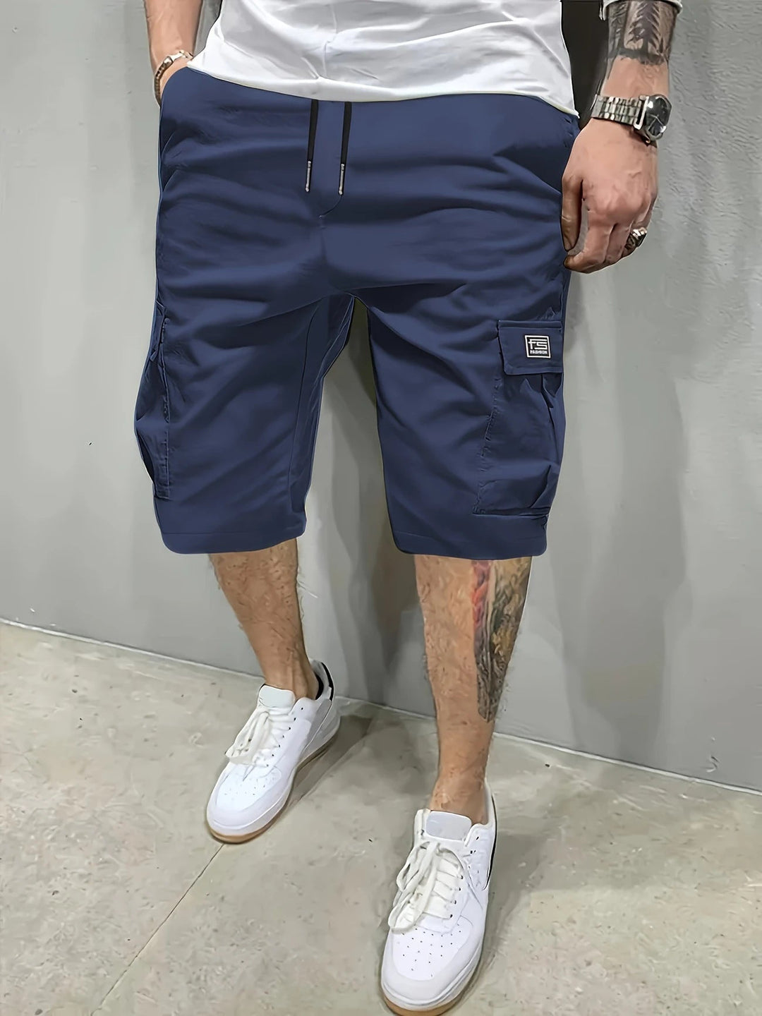 Emmitt - Calções Cargo Com Vários Bolsos