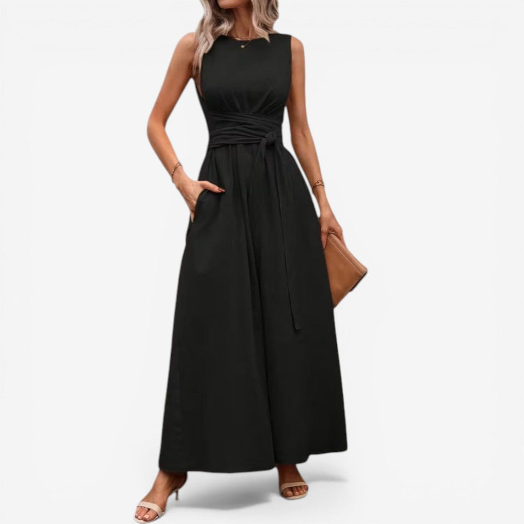 Tilina - Vestido Sem Mangas Com Laços Nas Costas, De Estilo Casual