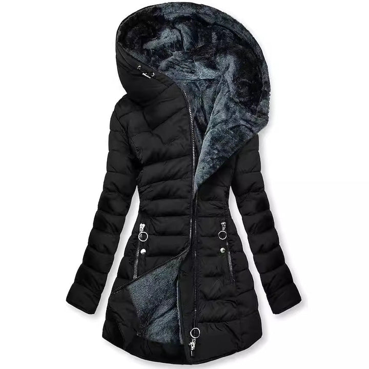 Ilariy - Casaco Acolchoado De Inverno Com Capuz