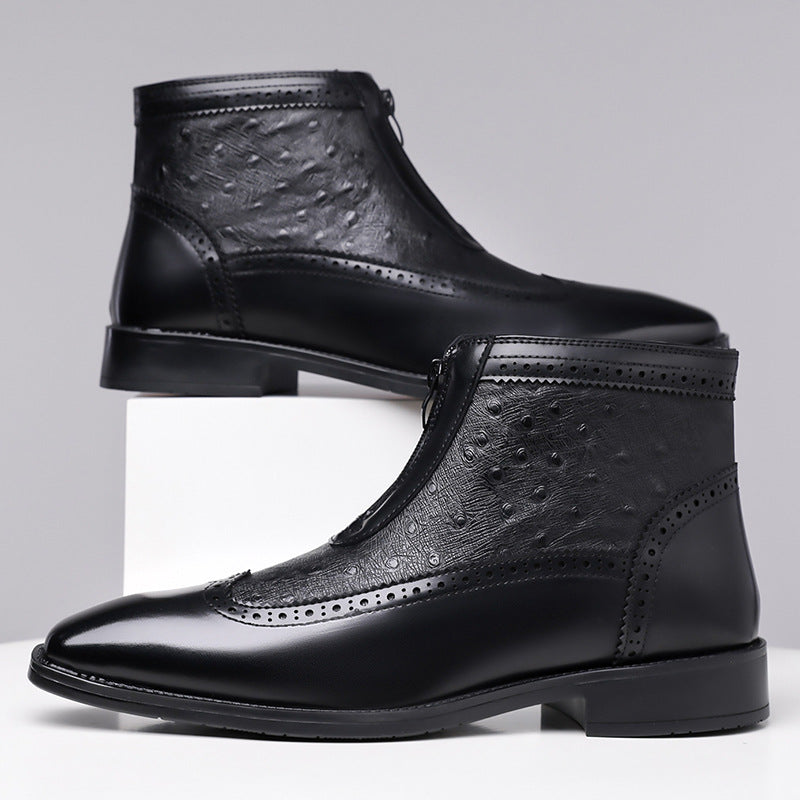 Butler - Botas de Couro Com Fecho