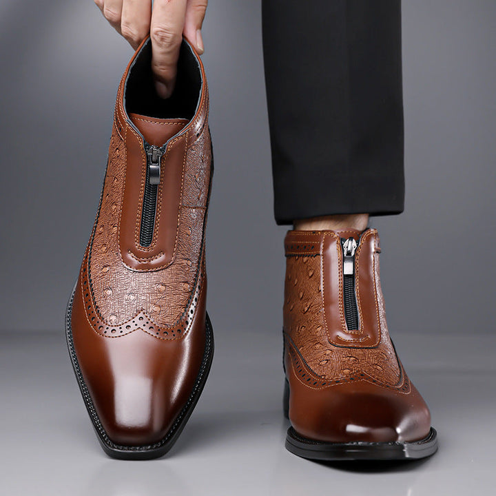 Butler - Botas de Couro Com Fecho