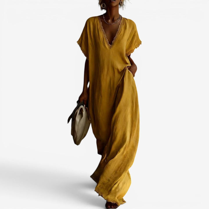 Farzana - Vestido Longo De Estilo Boémio