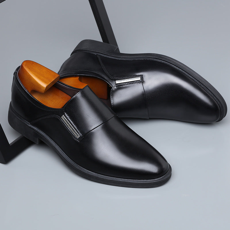 Hader - Mocassins de Couro Com Biqueira Pontiaguda