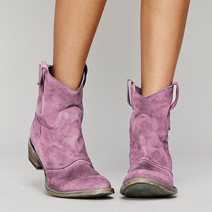 Sugeira - Botas De Cano Curto Em Camurça