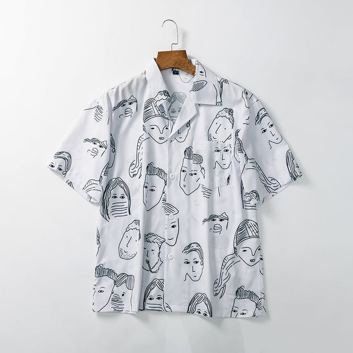 Bertrend - Camisa Estampada De Manga Curta