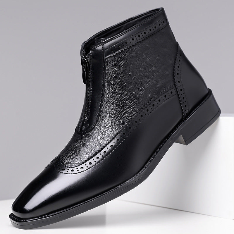 Butler - Botas de Couro Com Fecho