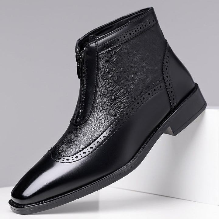 Butler - Botas de Couro Com Fecho