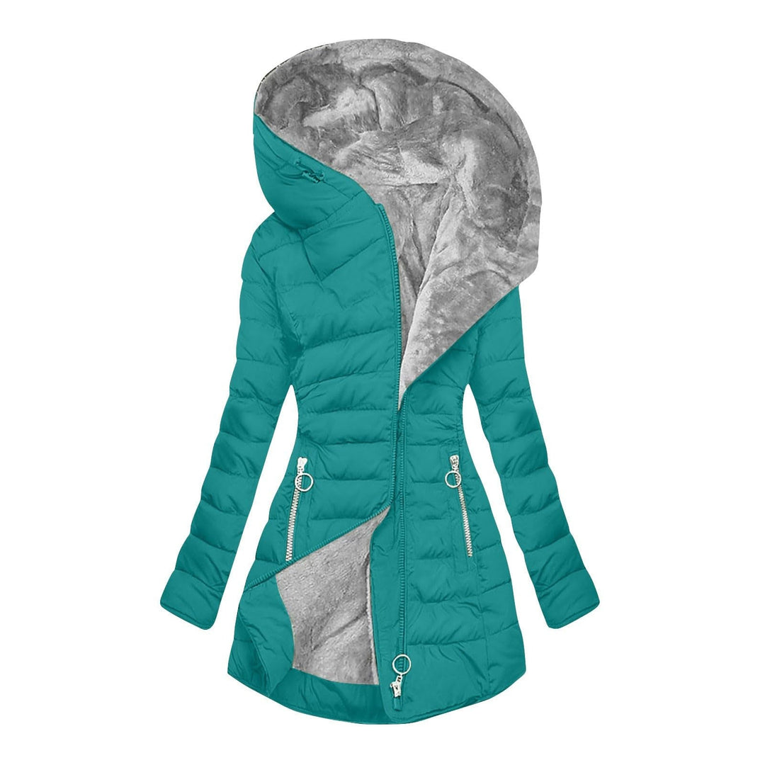 Ilariy - Casaco Acolchoado De Inverno Com Capuz