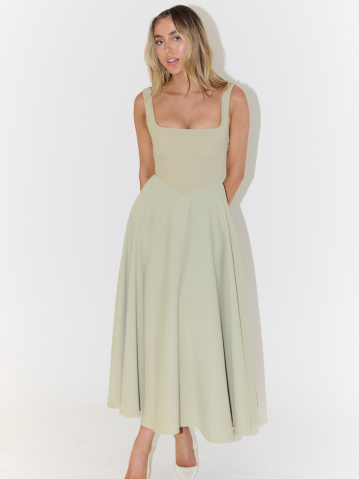Nangula - Vestido Elegante de Rayon