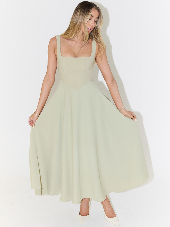 Nangula - Vestido Elegante de Rayon