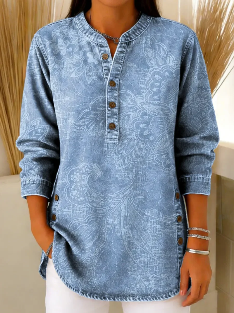 Fadila - Blusa Elegante com Botões