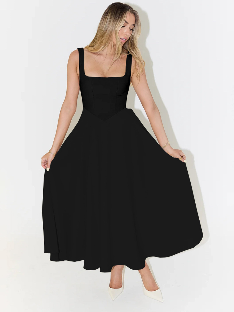 Nangula - Vestido Elegante de Rayon