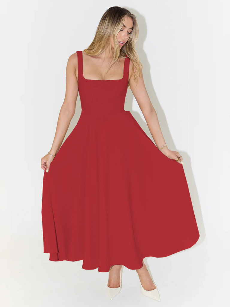 Nangula - Vestido Elegante de Rayon