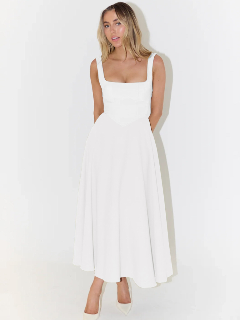 Nangula - Vestido Elegante de Rayon