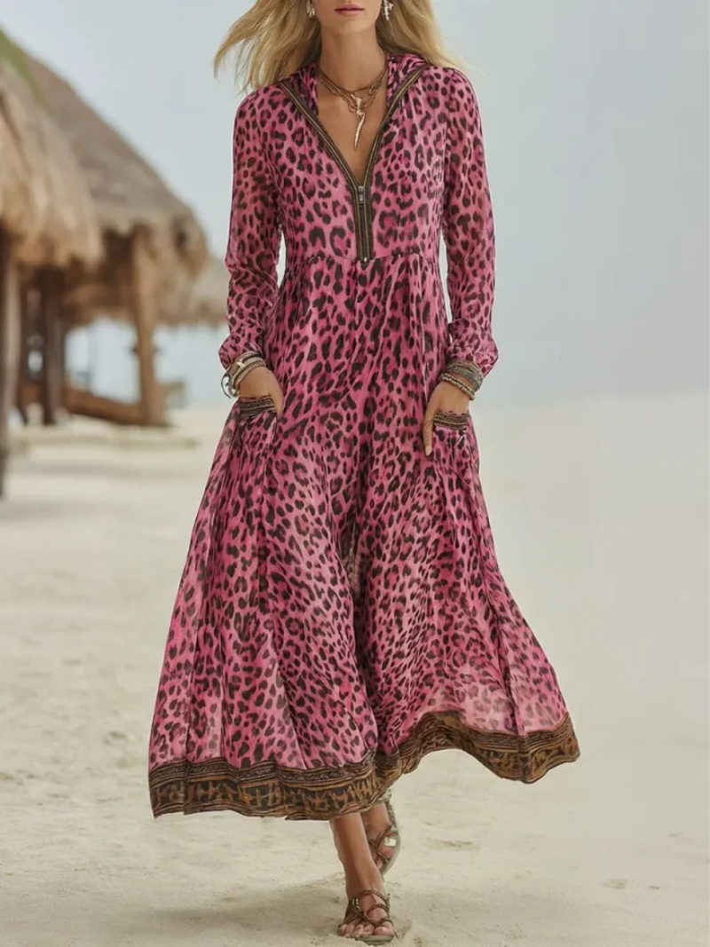Yethrika - Vestido Elegante Com Fecho