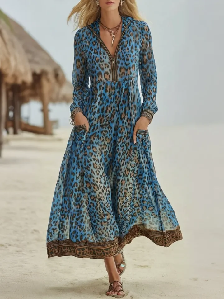Yethrika - Vestido Elegante Com Fecho