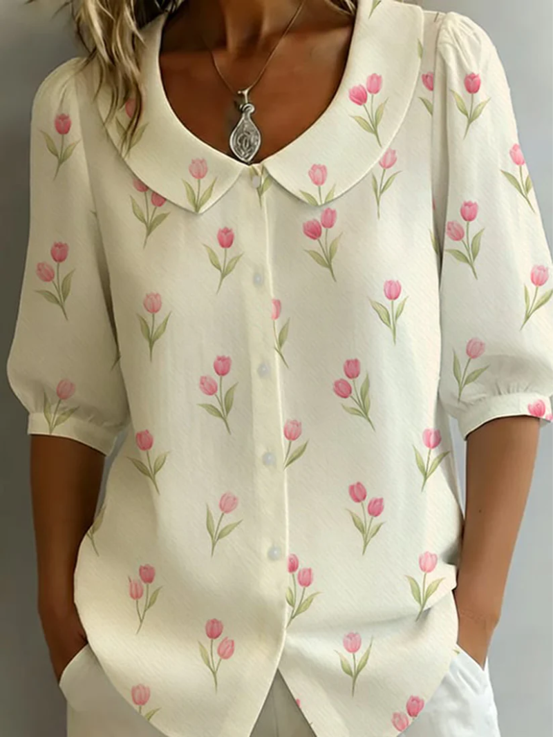 Rosalien – Blusa com Estampado Floral