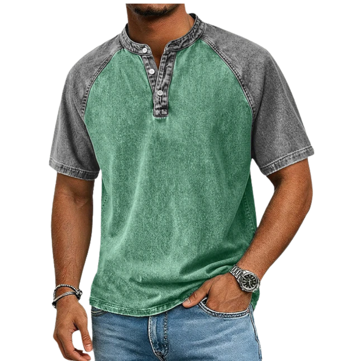 Roeland - T-Camisa Vintage Bicolor