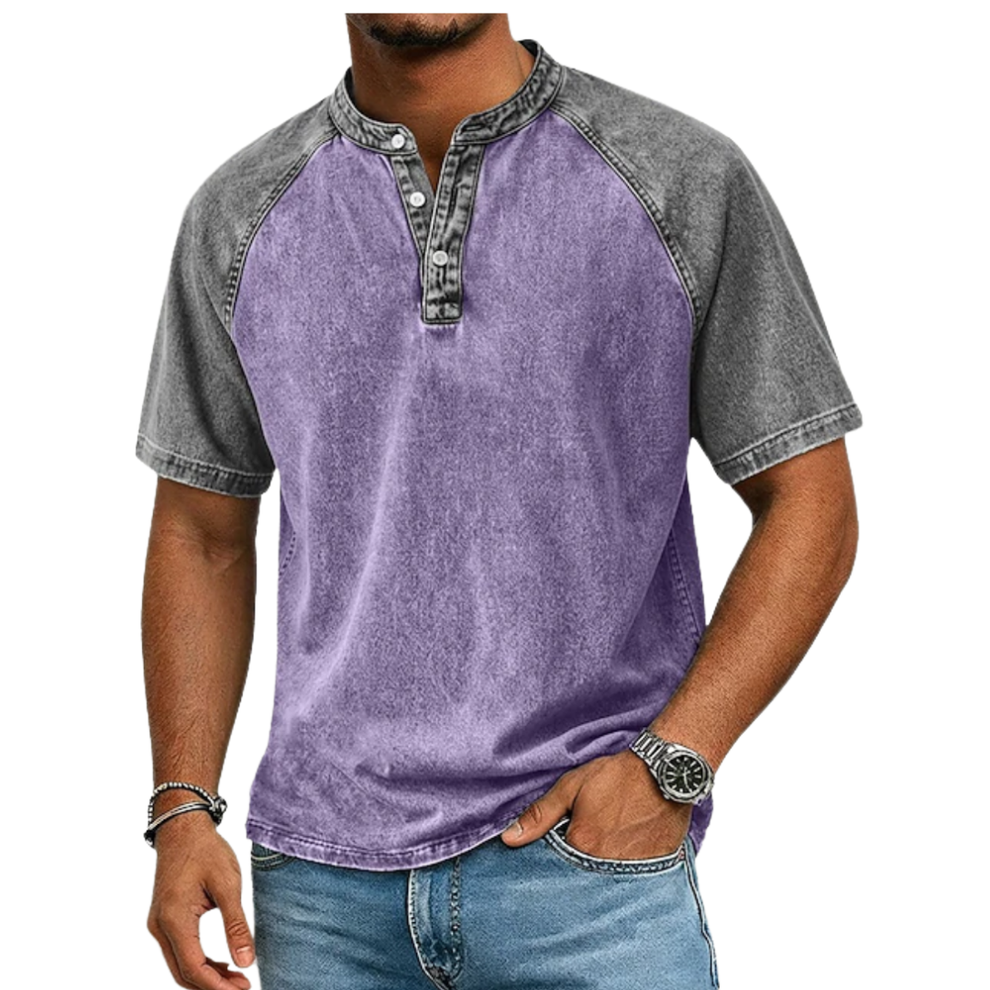 Roeland - T-Camisa Vintage Bicolor
