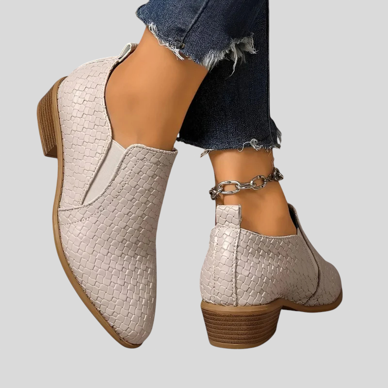 Sekyeda - Bota De Cano Curto Com Salto Em Bloco