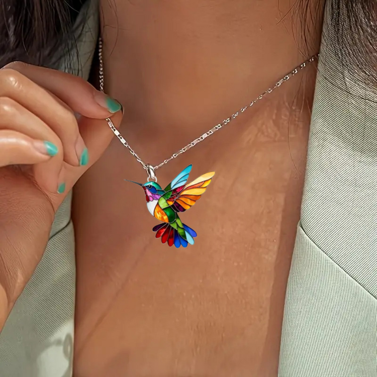Samantha - Colar Elegante Com Colibri