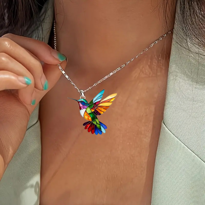 Samantha - Colar Elegante Com Colibri