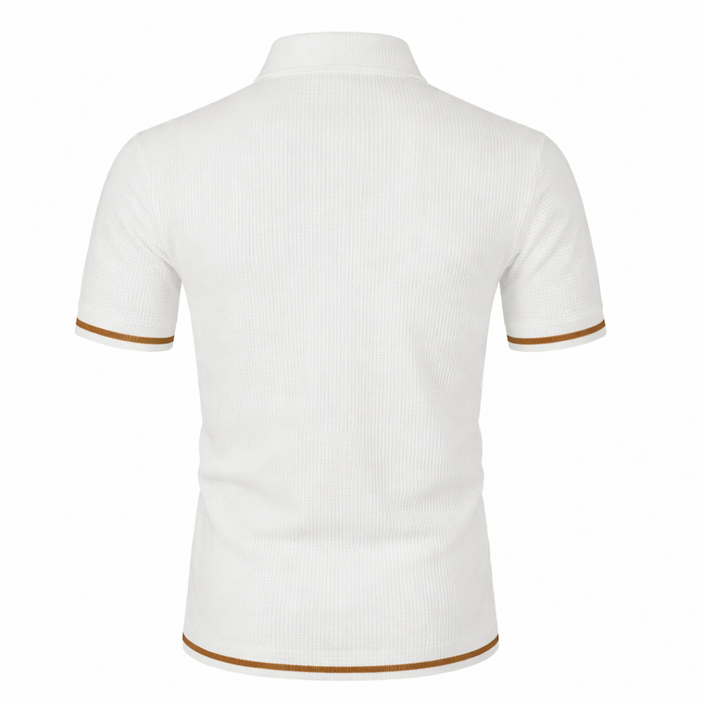 Arsen - Camisa Polo De Manga Curta Com Textura
