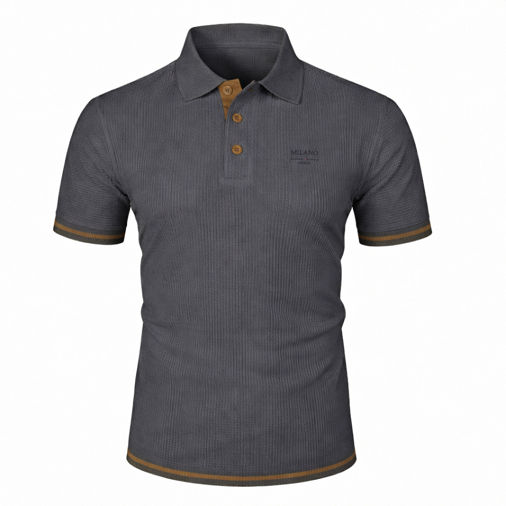 Arsen - Camisa Polo De Manga Curta Com Textura