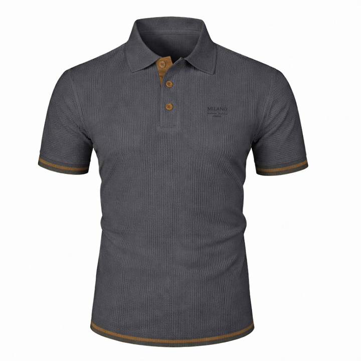 Arsen - Camisa Polo De Manga Curta Com Textura