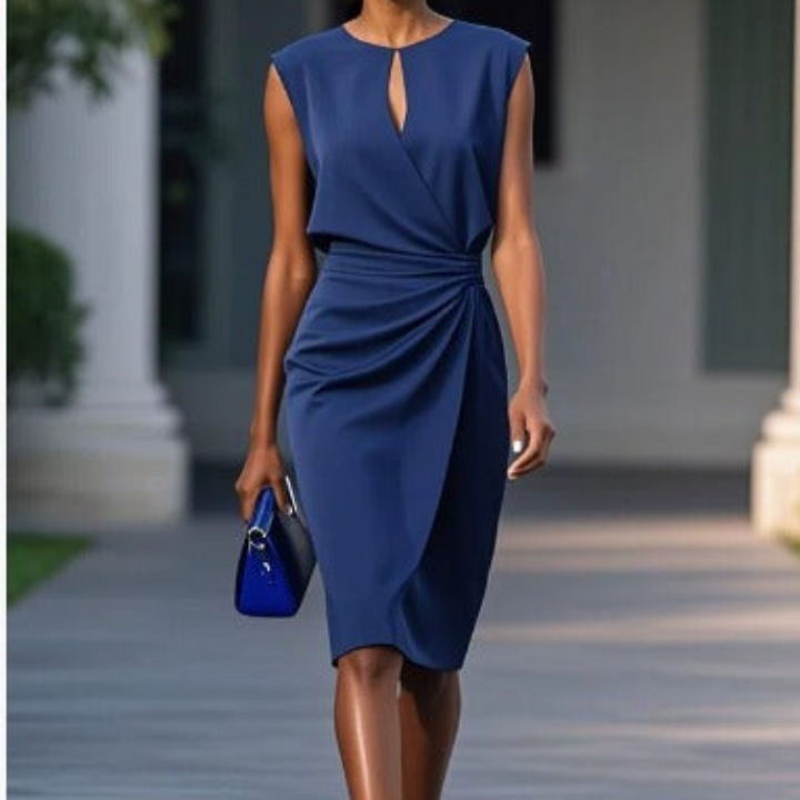 Chantalle - Vestido Midi Casual Sem Mangas