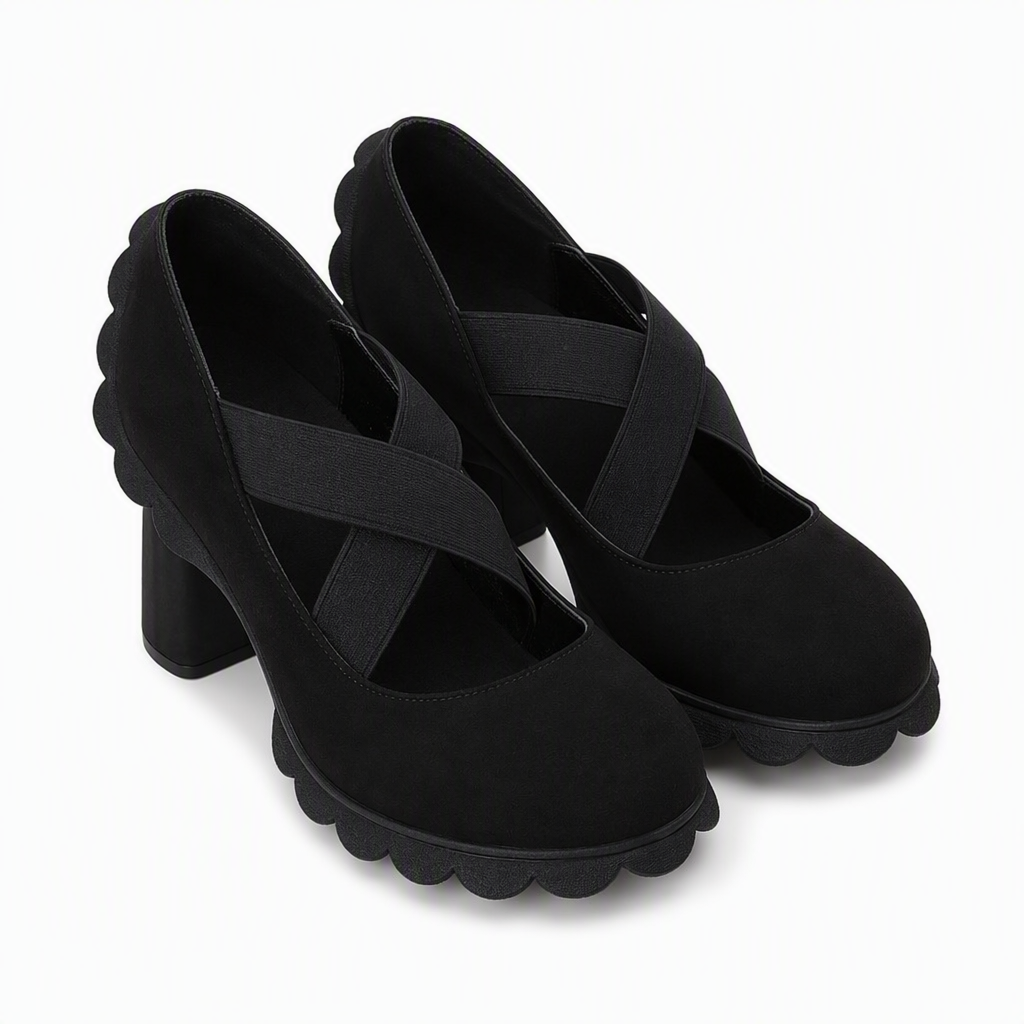 Magela - Sapatos Estilo Mary Jane Com Tiras Cruzadas