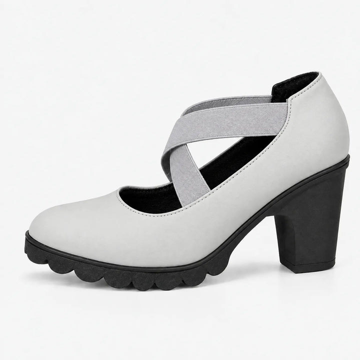 Magela - Sapatos Estilo Mary Jane Com Tiras Cruzadas