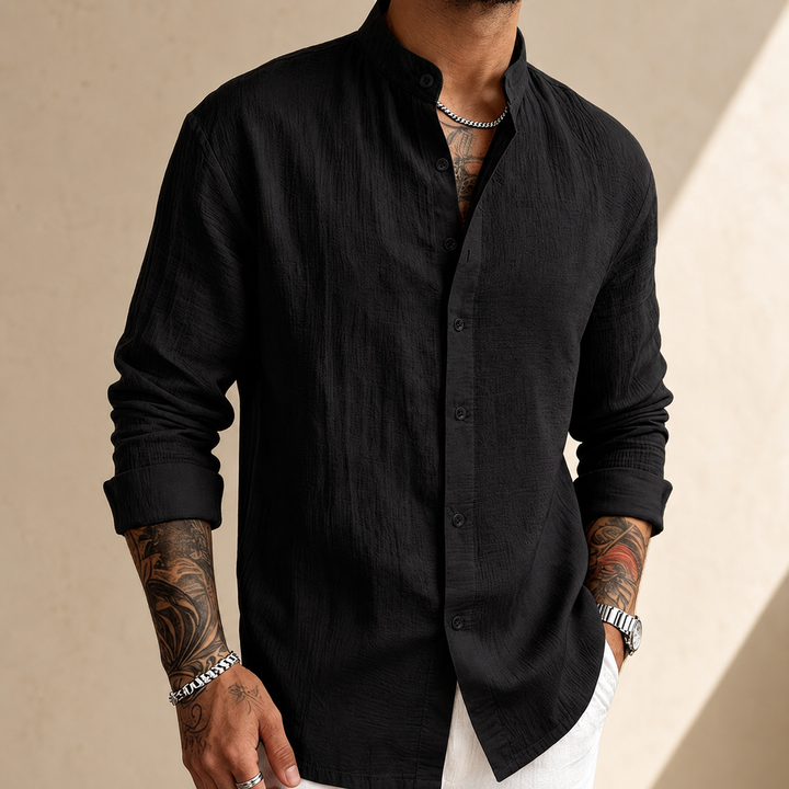 Sakkat - Camisa Elegante De Manga Comprida