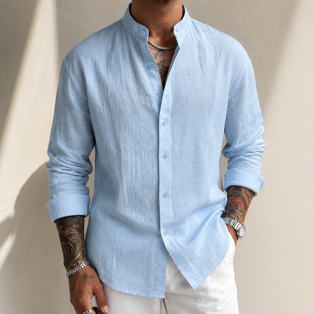 Sakkat - Camisa Elegante De Manga Comprida